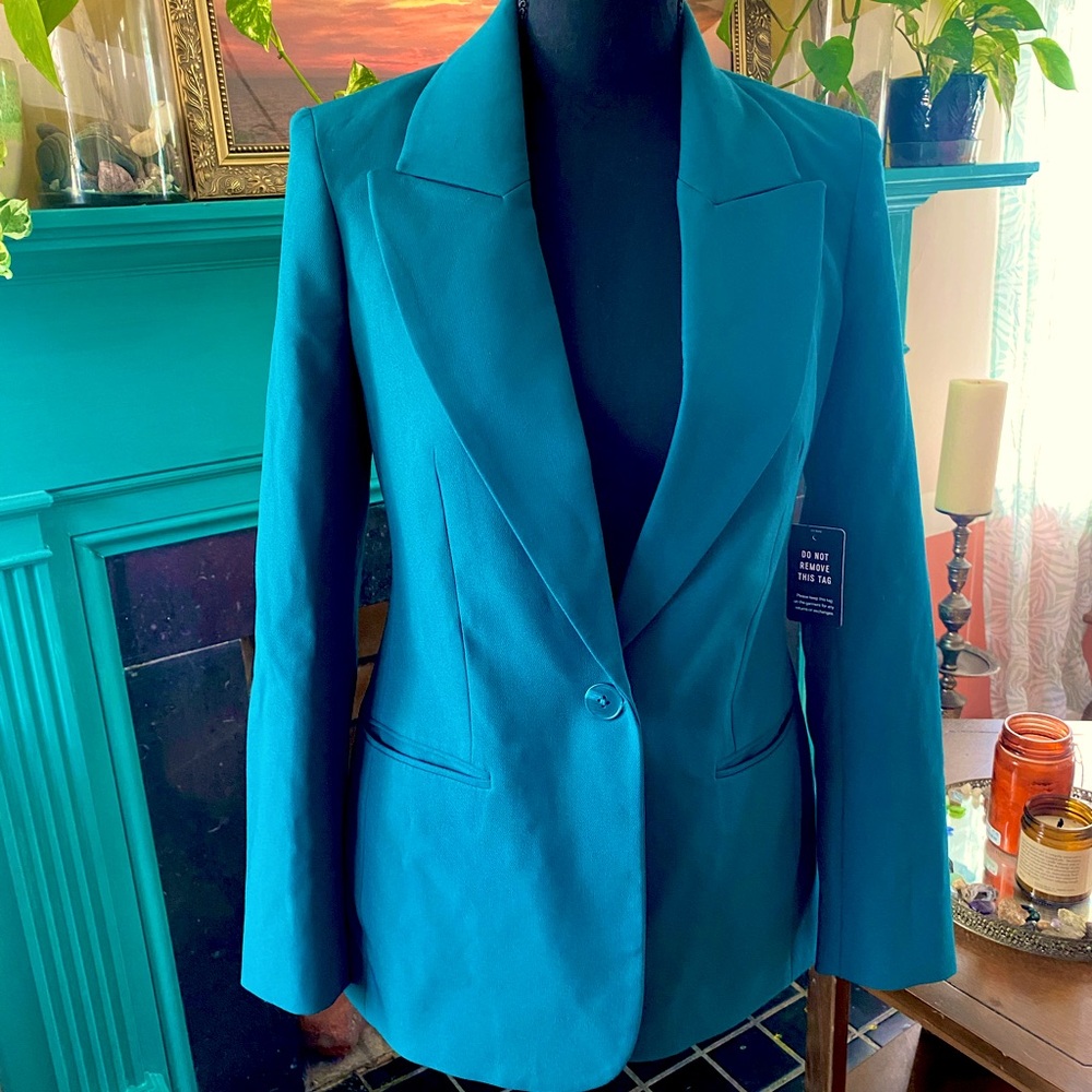 Express Teal Blazer